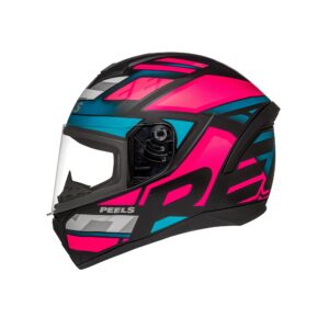 Capacete Peels Spike II Mx2 Preto c/ Rosa - Fosco