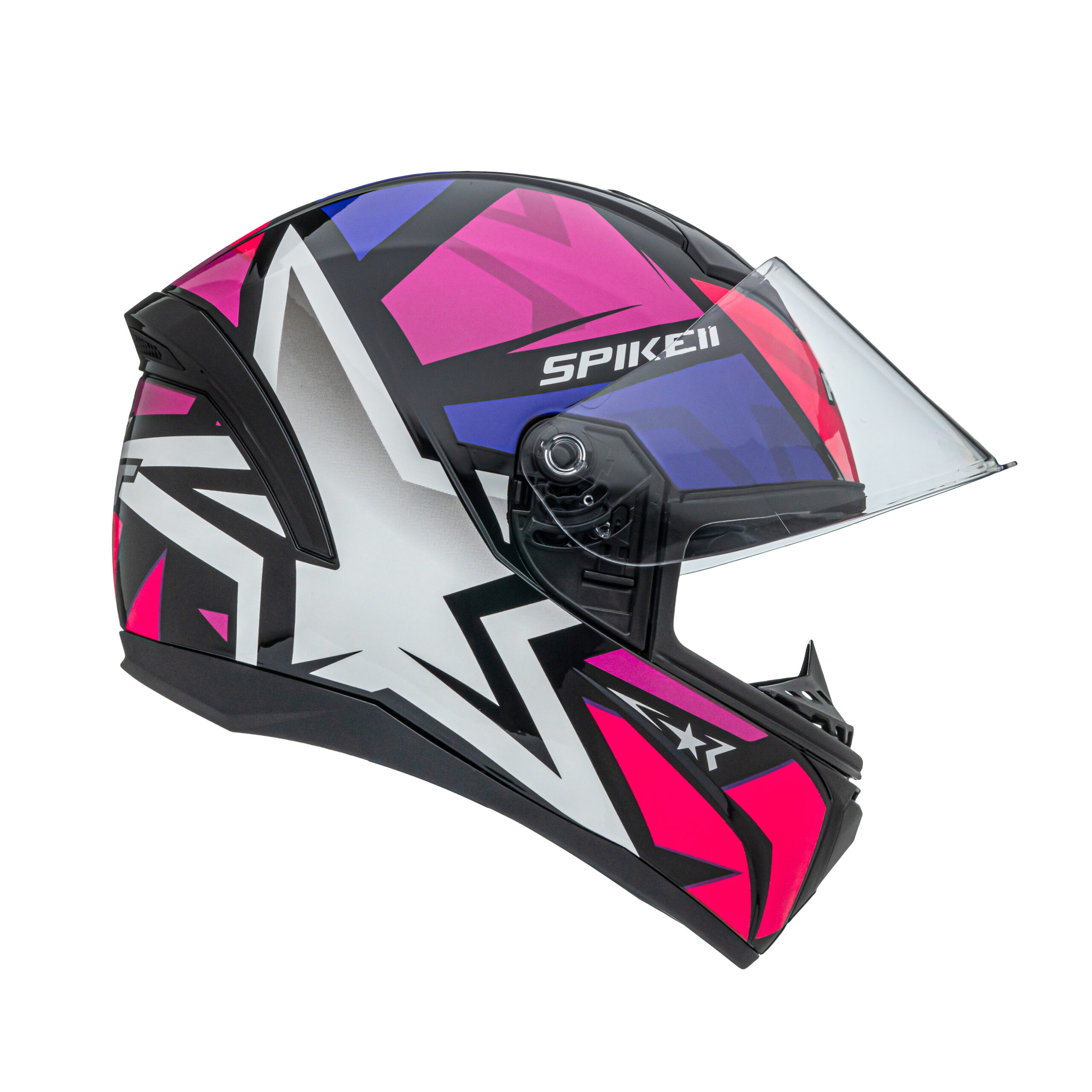 Capacete Peels Spike II 1ST Preto com Rosa - Imagem 4