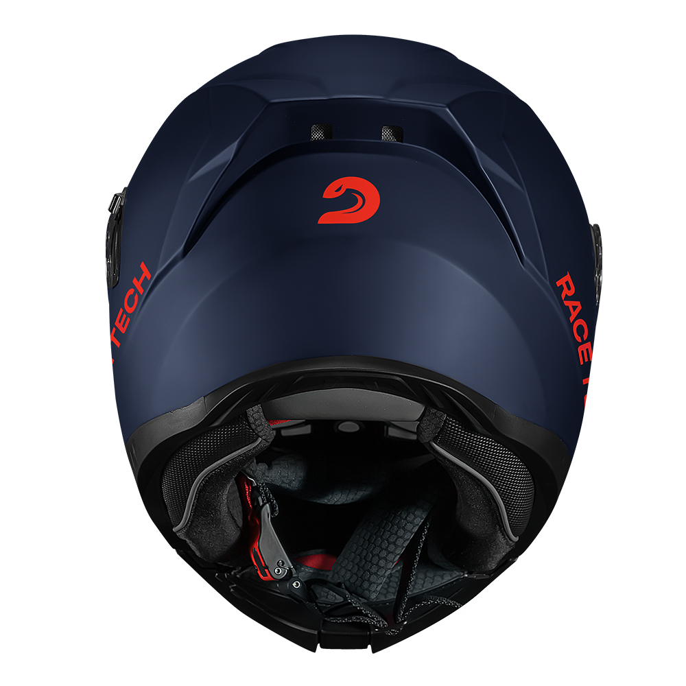 Capacete Race Tech Signal Monocolor Azul Fosco - Imagem 5