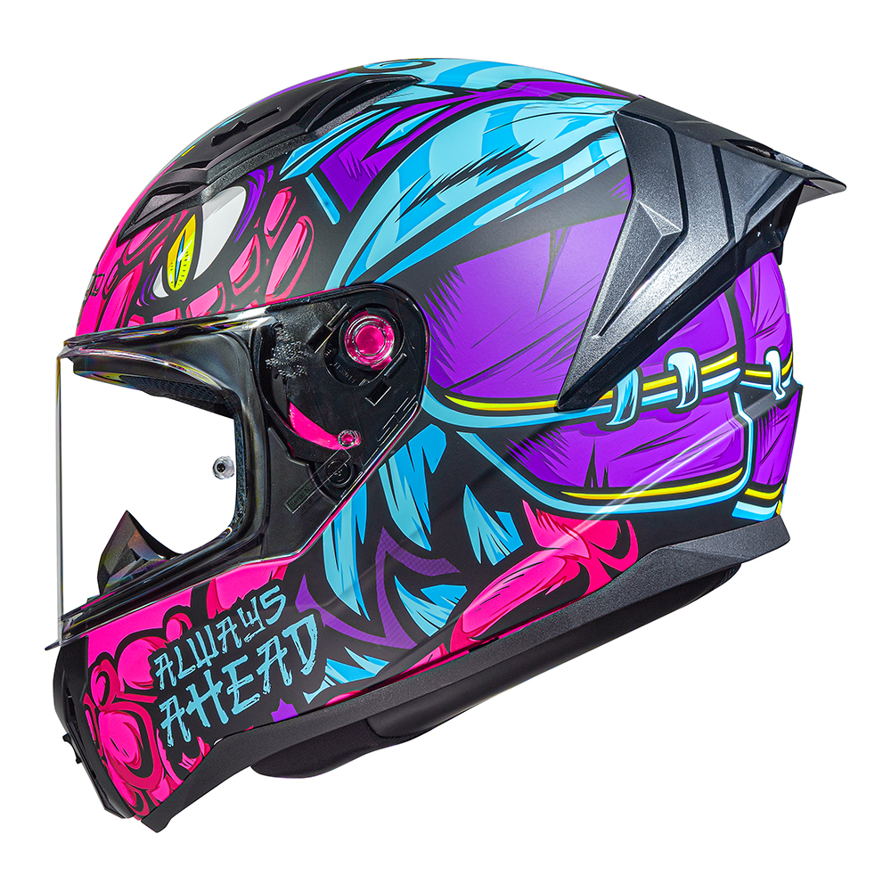 Capacete Ls2 FF810 Vigo Drillox Purple Fucsia - Imagem 5