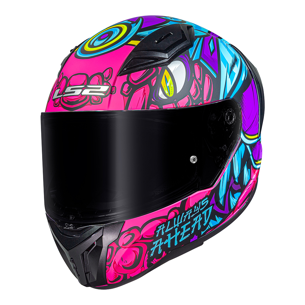 Capacete Ls2 FF810 Vigo Drillox Purple Fucsia - Imagem 7
